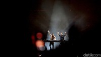 Sejumlah lagu hits berkumandang, seperti Scared to Be Lonely hingga Stay dari Justin Bieber. Foto: (dok. Ari Saputra/detikcom)
