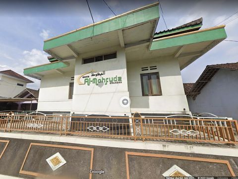 Masjid Al-Mahfudz di Salaman, Magelang. Tangkapan layar dari Google Maps yang diakses detikJateng pada Senin (12/12/2022).