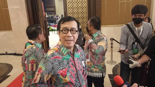 Menteri Hukum dan Hak Asasi Manusia (Menkumham) Yasonna Laoly