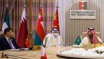 Momen Presiden China Xi Jinping Diapit Para Pemimpin Arab