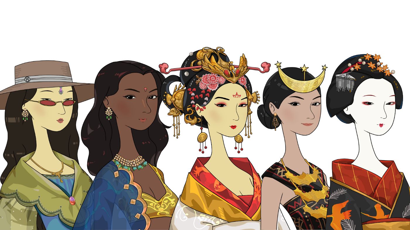 NFT perempuan Asia koleksi 8Sian