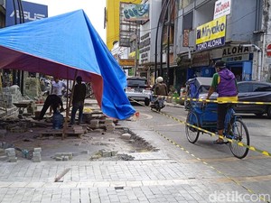 Sambut Nataru, Titik Nol Kilometer Kota Sukabumi Dipercantik