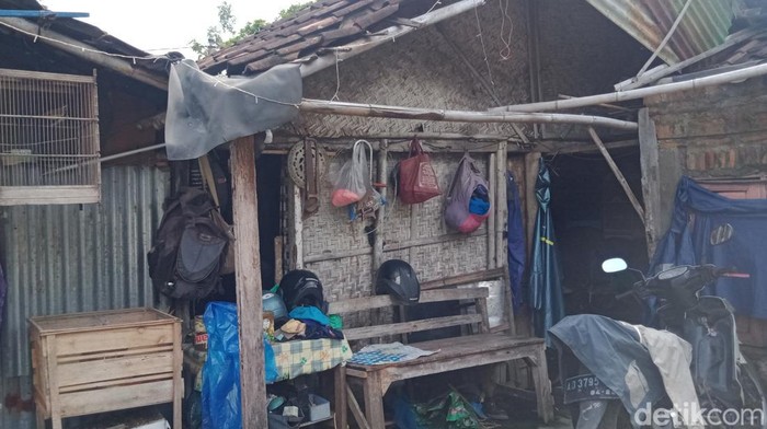 Rumah tinggal Satiyem di Kota Klaten, Senin (12/12/2022).
