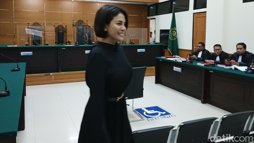 Sidang Nikita Mirzani (Foto: Bahtiar Rifai/Detikcom)