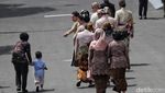 Tingkah Lucu Cucu-cucu Presiden Jokowi di Pernikahan Kaesang-Erina