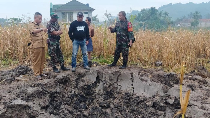 Area tempat terdapat suara ledakan misterius di Bandung Barat.