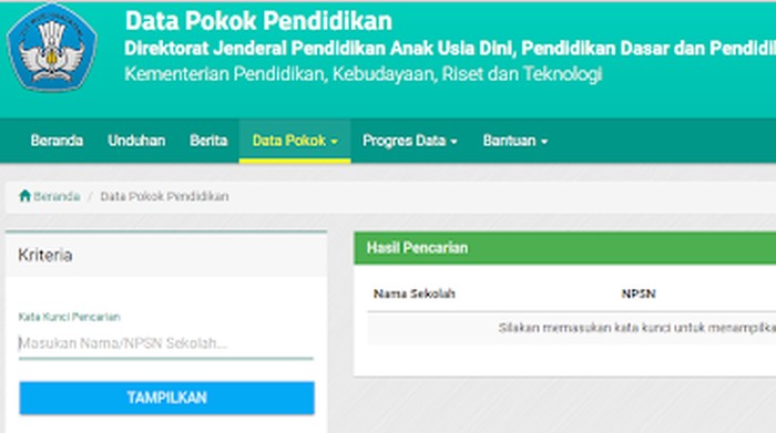 Ilustrasi dapodik.