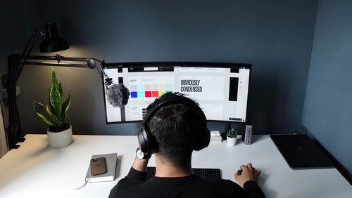 Ilustrasi jurusan desain komunikasi visual.