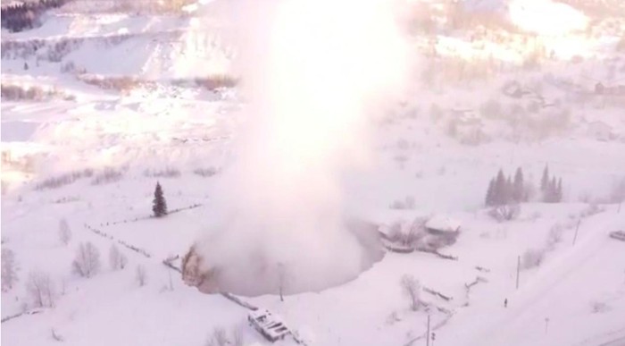 Gerbang ke neraka di resor ski Rusia