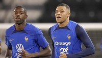 Semifinal kali ini merupakan edisi ketujuh yang pernah diikuti Timnas Prancis selama keikutsertaannya di Piala Dunia 2022. (Foto: AP/Christophe Ena)