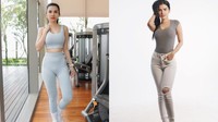 Berat badan Vania yang awalnya 46 kilogram, turun menjadi 44,6 kilogram berkat ketekunannya untuk nge-gym. (Foto: Instagram/@maria_vaniaa)