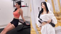 Ia kerap melakukan workout treadmill dengan ritme tanjakan 12 dan kecepatan 5. (Foto: Instagram/@maria_vaniaa)