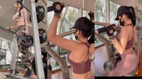 Presenter Maria Vania (31) dikenal memiliki body goals. Selain itu, ia juga tetap bugar meski kegiatannya dibarengi dengan bekerja. (Foto: Instagram/@maria_vaniaa)