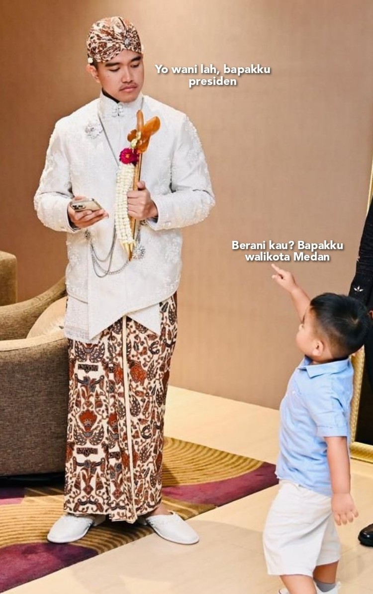 Kaesang Pangarep baru menikah dengan Erina Gudono dan disambut netizen dengan timbunan meme. Ini dia meme nikahan Kaesang dari warganet.