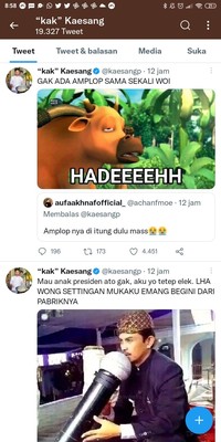 Kaesang Pangarep baru menikah dengan Erina Gudono dan disambut netizen dengan timbunan meme. Ini dia meme nikahan Kaesang dari warganet.