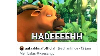 Nggak ada amplopnya, woy! Foto: Twitter