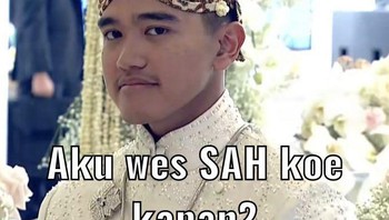 Aku sudah sah, kamu kapan?. Foto: Twitter