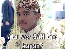 Kumpulan Meme Kaesang Nikah, Lumayan Buat Stok di Galeri HP