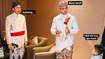 Kaesang memang aktif ngetweet walaupun tengah sibuk mengurus pernikahannya dengan Erina Gudono. Foto: Twitter