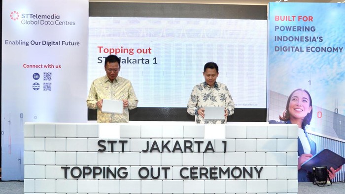 ST Telemedia Global Data Centres atau STT GDC Indonesia mengumumkan telah merampungkan struktur bangunan pusat data pertamanya di Indonesia yang dinamainya STT Jakarta 1.