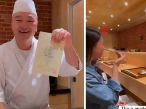 Bahasa Isyarat yang Bikin Pasutri Terharu di Restoran Sushi
