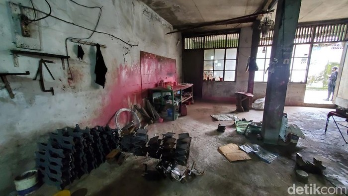 Suasana bengkel timbangan kodok miliki Supriadi di Jogja yang berhenti beroperasi, Selasa (13/12/2022).