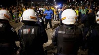 Unjuk rasa ini dilakukan oleh massa pendukung Presiden Brasil Jair Bolsonaro.