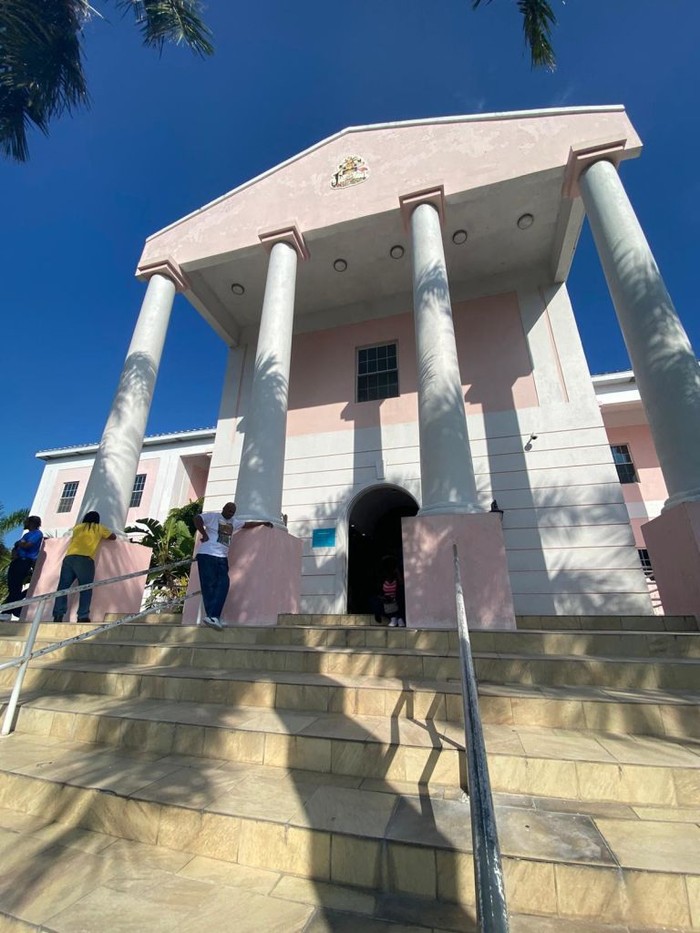 The Nassau, Bahamas, courthouse where FTX founder Sam Bankman-Fried is to appear after his arrest on December 13, 2022. - US prosecutors slapped Bankman-Fried with multiple criminal charges on Tuesday for massive fraud as he built his FTX crypto empire. Bankman-Fried, who was arrested in the Bahamas December 12 at the request of the US, is facing a raft of accusations, including from US market regulators who say that the investor knowingly built a fraudulent house of cards. (Photo by Kris INGRAHAM / AFP) (Photo by KRIS INGRAHAM/AFP via Getty Images)