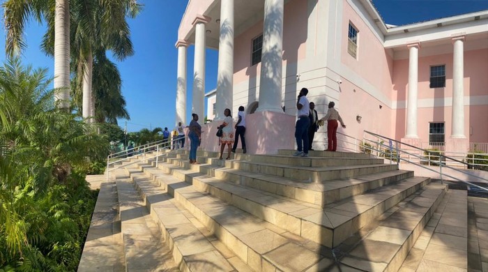 The Nassau, Bahamas, courthouse where FTX founder Sam Bankman-Fried is to appear after his arrest on December 13, 2022. - US prosecutors slapped Bankman-Fried with multiple criminal charges on Tuesday for massive fraud as he built his FTX crypto empire. Bankman-Fried, who was arrested in the Bahamas December 12 at the request of the US, is facing a raft of accusations, including from US market regulators who say that the investor knowingly built a fraudulent house of cards. (Photo by Kris INGRAHAM / AFP) (Photo by KRIS INGRAHAM/AFP via Getty Images)