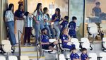 Gaya Seksi Istri Messi Nonton Argentina Vs Kroasia di Semifinal Piala Dunia 2022