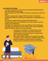 Infografis: Cara Daftar KIP Kuliah Untuk SNPMB 2023, Ini Ketentuan Barunya