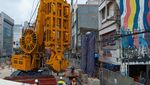 Stasiun MRT Kota Dibangun, Transformer Keruk Tanah hingga 30 Meter