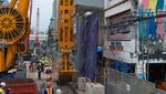 Stasiun MRT Kota Dibangun, Transformer Keruk Tanah hingga 30 Meter