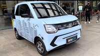DFSK Mini EV akan dijual di Indonesia, dengan perkiraan peluncuran, antara kuartal pertama atau kuartal kedua 2023. Peluncuran Mini EV bisa terjadi di ajang Indonesia International Motor Show (IIMS) 2023. Foto: Luthfi Anshori/detikOto
