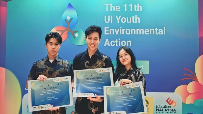 Earron Keane Woen, Christopher Abigail Surya, dan Catherine Nathania Christianto.
