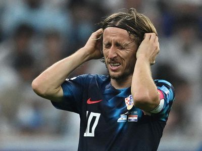 Ekspresi Luka Modric yang Terluka di Semifinal Piala Dunia
