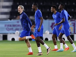 Prancis akan bermain melawan Maroko dalam pertandingan semifinal Piala Dunia 2022 di Stadion Al Bayt, Al Khor, pada Kamis (15/12/2022) pukul 02.00 WIB. (Mohamed Farag/Getty Images)