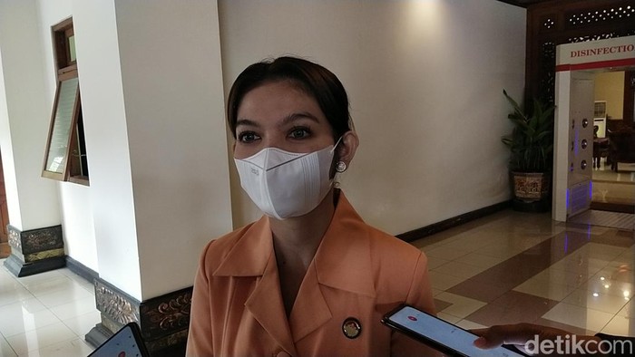 Istri Wali Kota Solo Gibran Rakabuming Raka, Selvi Ananda, saat ditemui di Balai Kota Solo, Rabu (14/12/2022).