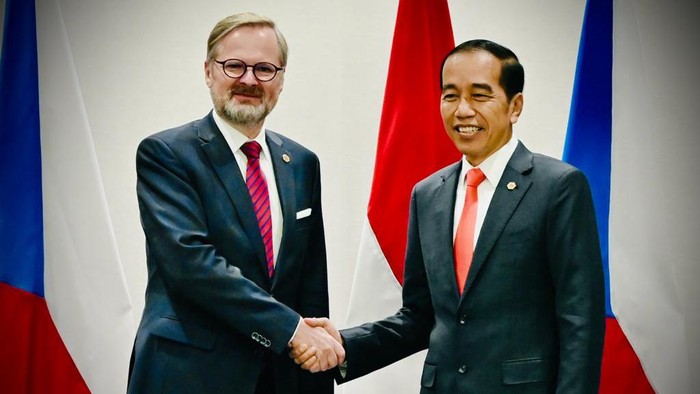 Jokowi Bertemu PM Ceko