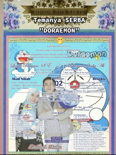 Kisah wanita yang mengusung tema serba Doraemon di hari pernikahannya, viral di media sosial. Kisah wanita yang mengusung tema serba Doraemon di hari pernikahannya, viral di media sosial.