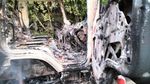 Penampakan 3 Mobil Polisi Dibakar KKB di Kepulauan Yapen Papua