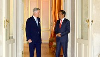 Selain membahas hubungan kedua negara, dalam pertemuan yang berlangsung sekitar 30 menit tersebut, Jokowi membahas isu penguatan kerja sama ekonomi dan kerja sama di bidang perubahan iklim.