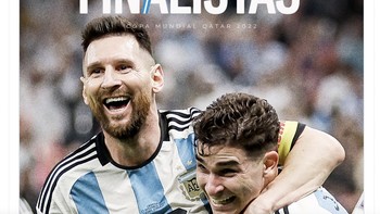 Argentina melangkah ke final dan siap menjadi juara dunia. Foto: Twitter