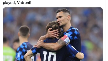 Kroasia menjalani Piala Dunia yang fantastis dan mereka patut berbangga. Foto: Twitter