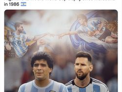 Meme Argentina Libas Kroasia, Messi Selangkah Lagi Ikuti Maradona