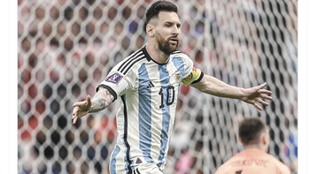 AKan tetapi memang 3 dari 5 gol Messi di Piala Dunia dilesakkan dari titik penalti. Foto: Twitter