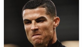 Akun ini menuding Piala Dunia sudah diatur untuk Messi sehingga dia bisa dianggap terbaik di dunia, padahal seharusnya Ronaldo. Foto: Twitter