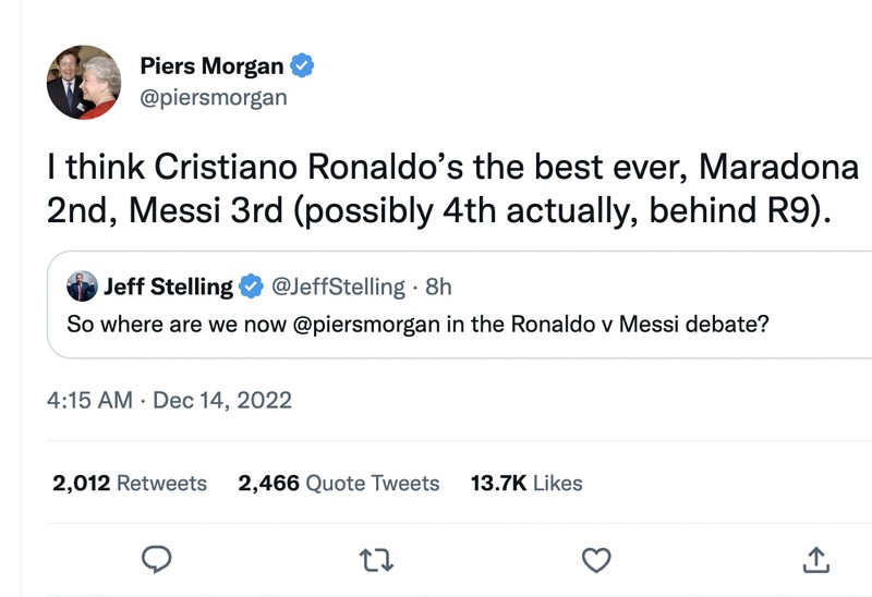Meme Messi Ronaldo