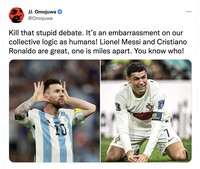 Meme Messi Ronaldo