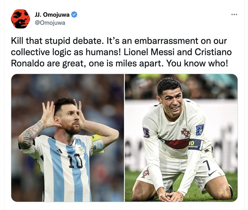 Meme Messi Ronaldo